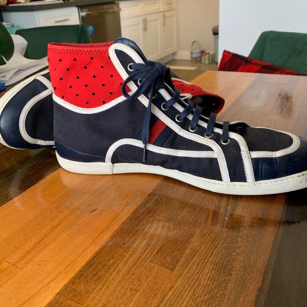 Men’s Gucci high top sneakers